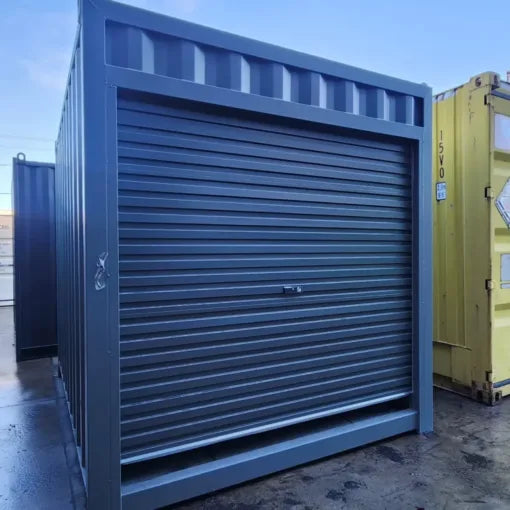 10ft high cube roll up door storage container