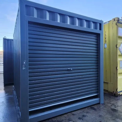 10ft high cube roll up door storage container