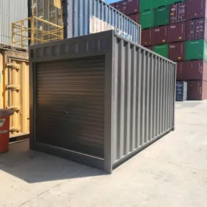16ft Shipping Container – Roller Door Access