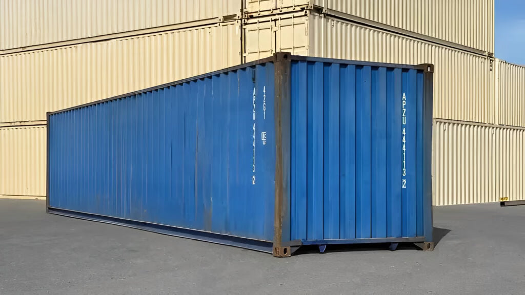 40ft Shipping Container for Sale – Blue | Excellent Used Condition